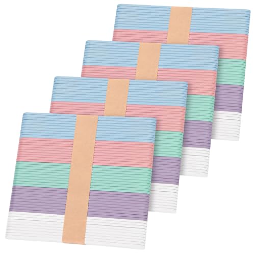 WISYOK 200Pcs Macarons Popsicle Sticks 4.5 Inch