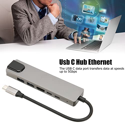 Zunate - Server Di Stampa USB 2.0, Adattatore LAN Per Condividere La Stampante In Rete, Con Porta Type-C E Supporto Fino A 256 GB Zunate - Server Di Stampa USB 2.0, Adattatore LAN Per Condividere La Stampante In Rete, Con Porta Type-C E Supporto Fino A 256 GB