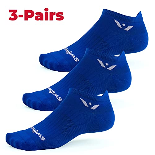 Image of Swiftwick- ASPIRE (3 Pairs) No-Show Running Socks, Cycling Socks, Compression Fit