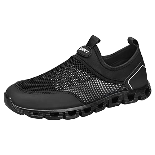 Zapatillas de correr para hombre, zapatos para caminar, con cámara de aire, tenis deportivos para hombre, de malla transpirable, ligeros, antideslizantes, para entrenamiento, gimnasio, correr, zapatos