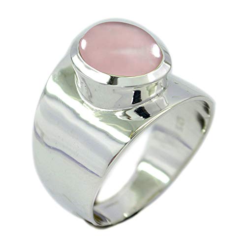 Image of 55Carat Choose Your Color Natural Gemstone Sterling Silver Rings Birsthone Jewelry Handcrafted Sizes 5-13