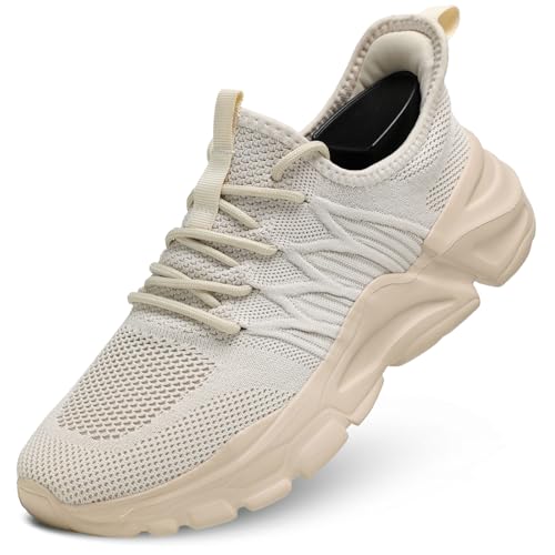 Image of Socviis Mens Slip On Running Shoes Athletic Walking Trainers Lightweight Breathable Mesh Tennis Sneakers