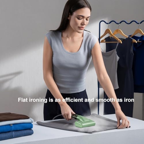 Image of G10 Steamer for Clothes, Portable Travel Irons,Handheld Garment Steamer | 15S Fast Heat Up,Big Iron Panel steam iron 2-in-1 Travel Size 0.9 lbs, 100ml Tank for Travel & Home