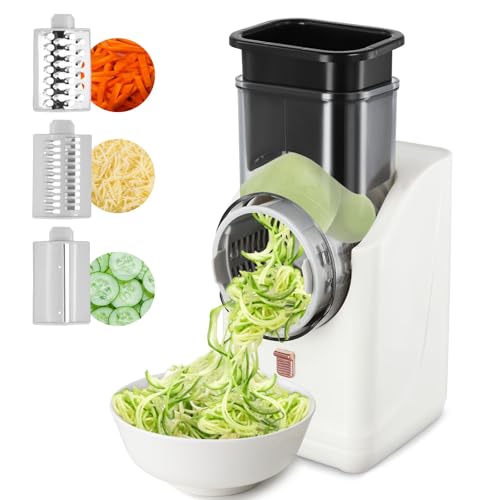 Wireless Electric 3 in 1 Cheese Grater with USB Rechargeable Feature