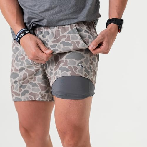 Burlebo Men’s Athletic Shorts | Versatile Training & Casual Shorts with Liner and Side Pockets2
