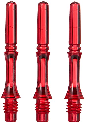 コスモダーツ フィットシャフト ギア シャフト スリムスピン クリアレッド1