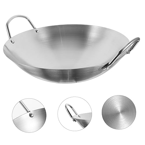Wok de Acero Inoxidable con Asas Binaurales Práctico miniatura 6