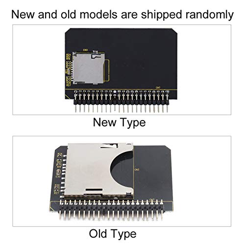 Adaptador de Cartão de Memória Yctze Small IDE para SD/TF, IDE Macho de 44 Pinos para Cartão Compact