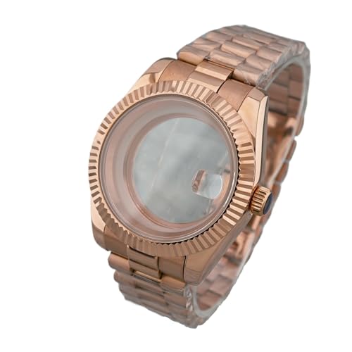 1 39mm/40mm ~^ 8285 Y 316L XeXX`[P[X Tt@CANX^oh [ugANZT[t(Rose,39mm-29mm dial)