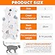 LOMSIA Katzenbody Op Leckschutz Katze Body Operation Kastrationsbody Katze Op Body für Katzen Nach Op Kastration Katzenanzug Katzenbekleidung Op Body Katze Halskrause Alternative,4–7kg(bunte Katzen)