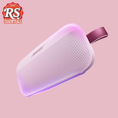 Image of Bose SoundLink Flex Portable Bluetooth Speaker (2nd Gen), Portable Outdoor Speaker with Hi-Fi Audio, Up to 12 Hours Battery Life, Waterproof and Dustproof, Petal Pink - Limited Edition Color