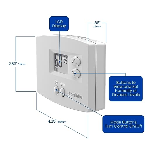 AprilAire 76 Digital Wall Mount Dehumidifier Control by Aprilaire - Image 4
