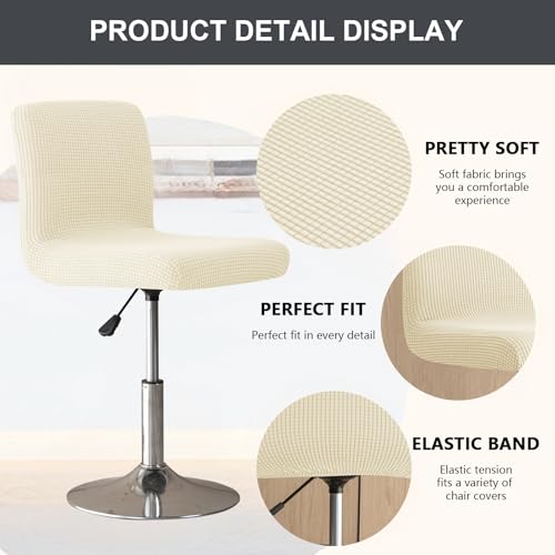 Image of Chair Covers Bar Stool Cover 4pc Bar Chair Cover Swivel Bar Stool Slipcover