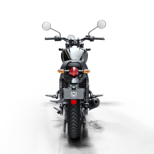 Image of Royal Enfield Hunter 350 with Disc & Spoke Wheels Motorcycle (Factory Black) Booking for Ex-Showroom Price