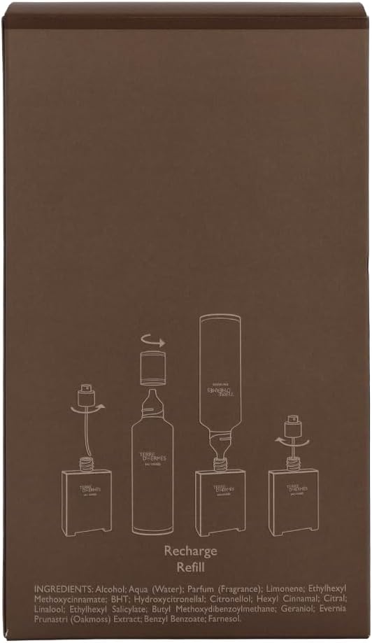 Hermes Terre D'Hermes Eau Givree for Men Eau de Parfum Refillable Spray, 3.4 Ounce / Hermes Tail De Hermes Eau Givree Eau De Parfum EDP SP 100ml