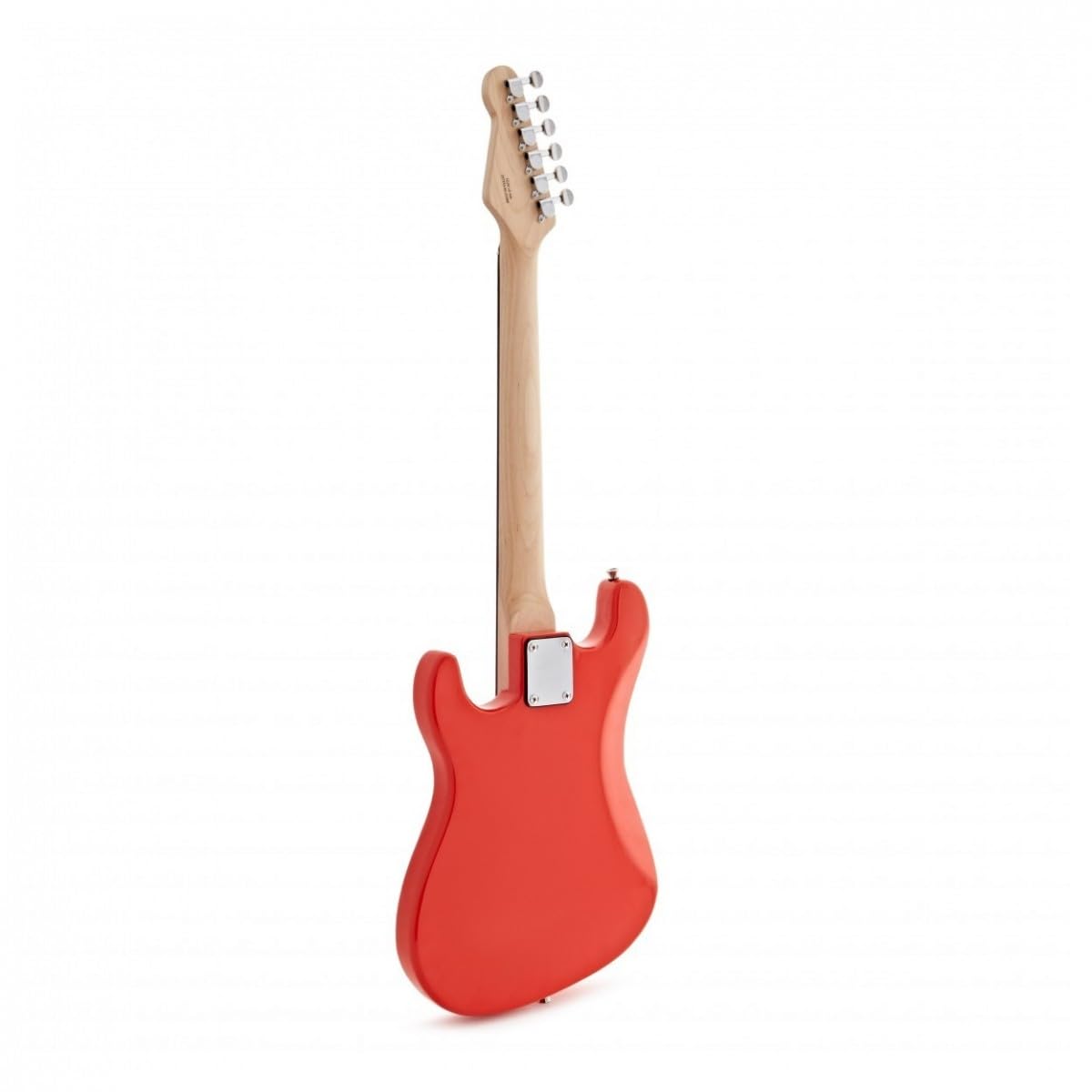Gear4music Chitarra Elettrica Junior 3/4 con Amplificatore Rosso | Per giovani musicisti, 3 pickup single coil con selettore a 5 posizioni, ampli 10W con uscita cuffie