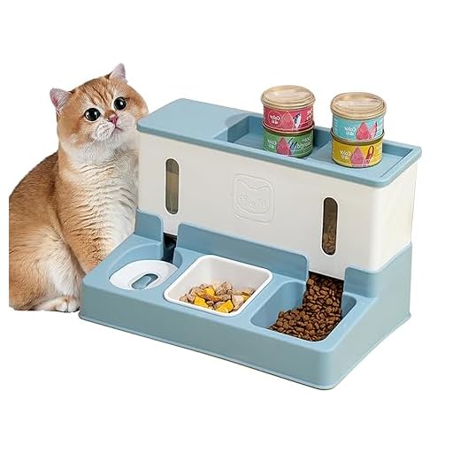 Keeoysie Pet Feeder,3,8 L, Comedero y Bebedero Automático para Gatos y Perros,Dispensador de Agua para Mascotas 2 en 1 y dispensador automático de Alimentos,comedero Dispensador Comida y Agua