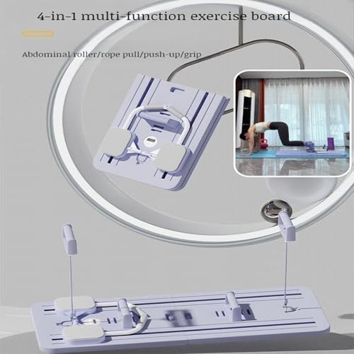 Tabla de Ejercicios con Rueda Abdominal para eliminar dolores de espalda 4