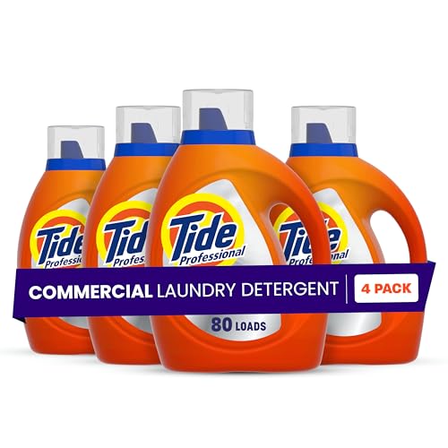Tide Professional Commercial Liquid Laundry Detergent, 80 loads, 105 Fl