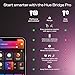 Philips Hue Starter Kit: Bridge Pro + 4 A19 E26 Smart Bulbs, White & Color Ambiance, Dimmable, Smart Light Hub, Works with Apple Home, Alexa, Google, Samsung SmartThings