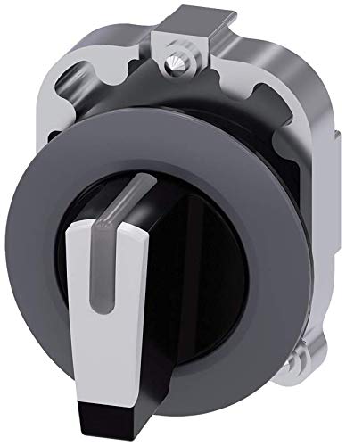Sélecteur 3 positions Siemens Sirius Act noir bouton rotatif étanche IP67 IP69K