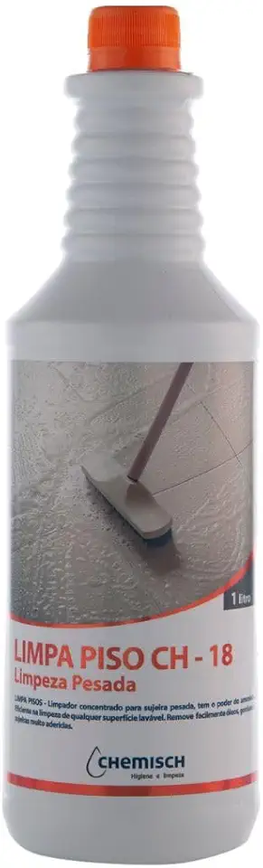 CHEMISCH, Limpa Piso CH-18 Limpeza Pesada 1L Para Pisos Encardidos