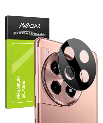 Image of AVOAR Camera Lens Protector Compatible with OnePlus 12R (1 Pack) - 9H Tempered Glass, Ultra Clear HD, Scratch Resistant, Military-Grade Protection, Bubble-Free Installation, Precise Fit, Case Friendly