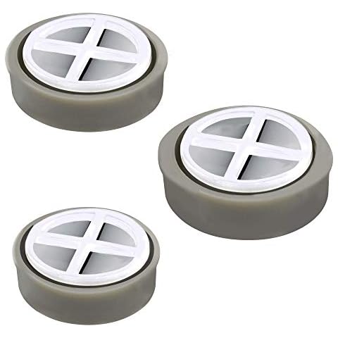 YOO.MEE 2.5 GPM Water Flow restrictor Combo set, Suitable for the Fixed Shower Head or Handheld Shower with the Holes Diameter of 0.552'' (14mm), or 0.591'' (15mm), or 0.48'' (12mm), 3 Pcs Packed Cover