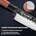 Imagen de HEZHEN 14 cm Cuchillo Santoku
