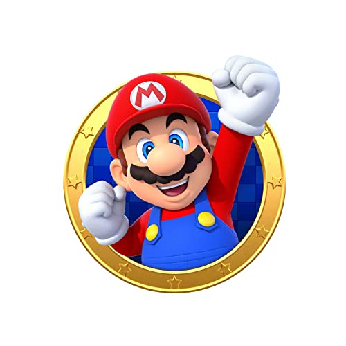 PARTYLANDIA Oblea para decoración de cumpleaños y tartas con temática de Super Mario (mod. 5)