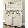 Steve Silver Cayla Buffet with Hutch in Antique White with rub Through Heavy Distressing