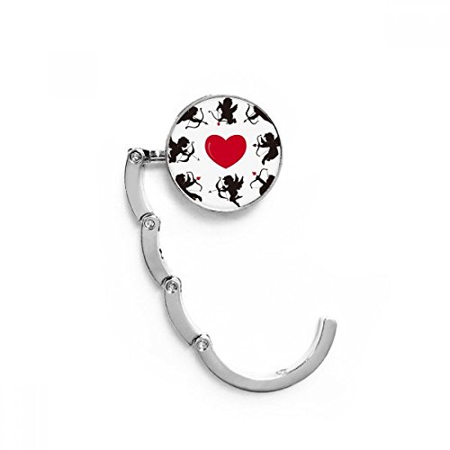 Gancho plegable para bolso con diseño de Cupido, el regalo romántico y práctico ideal