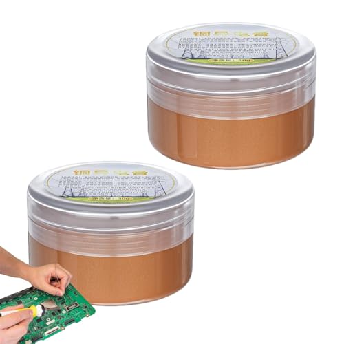 Qutalmi Lubrifiant Cuivre, 30g Pâte Conductrice Résistant Aux Hautes Températures, Anti-Rouille Électrique