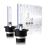 Sinoparcel D4S Xenon Bulb, 8000K White, 35W 3600LM, Whiter & Brighter D4S Headlight Bulb, Suitable for 66440 66440CBI 66440XN2 42402 42402XV2C1, Pack of 2
