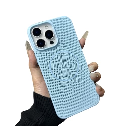 Coque ultra fine en polycarbonate bleu pour iPhone 16 Pro