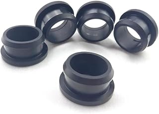 2Pcs/4pcs Hollow Rubber Hole Caps Black Snap-on Grommet Hole Plugs Wire Cable Wiring Protect Bushes O-rings Sealed Gasket 2-30mm (Color : Black, Size : A11mm (E 8mm) 4pcs)