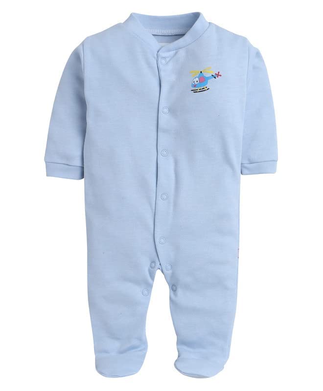 Image of Pooja Baby 100% Cotton Rompers /Sleepsuits /Jumpsuit /Night Suits for Baby Boys & Girls, Infants, New Borns