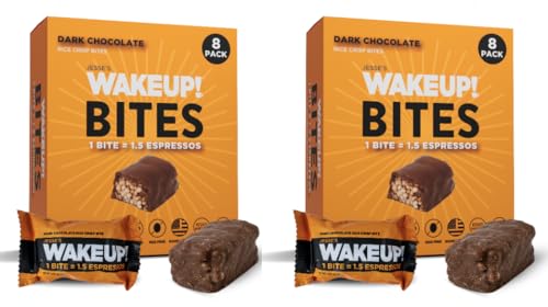 Image of WAKE UP! Caffeinated Dark Chocolate Bites, 1.5 Espressos, 2 Pack (16 Bites)
