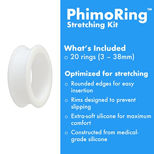 PhimoRing Stretching Ring Kit for Phimosis (20 Piece Assortment) WantItAll
