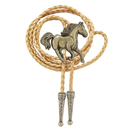 Image of Jeilwiy Bolo Tie for Men, Western Bolero Tie Cowboy Ties Native American Cowgirl Bolo Tie Accessories for Men Women