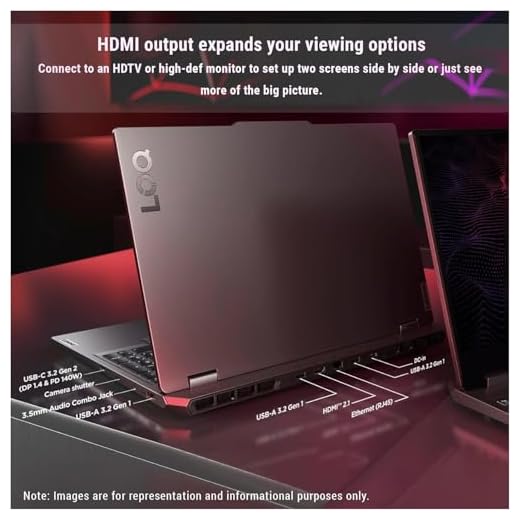 Lenovo LOQ 15 Gaming Laptop, 15.6" FHD G-SYNC Display, AMD Ryzen 7 7435HS, 16GB DDR5 RAM, 512GB PCIe SSD, NVIDIA GeForce RTX 4070, Backlit Keyboard, Windows 11 Home