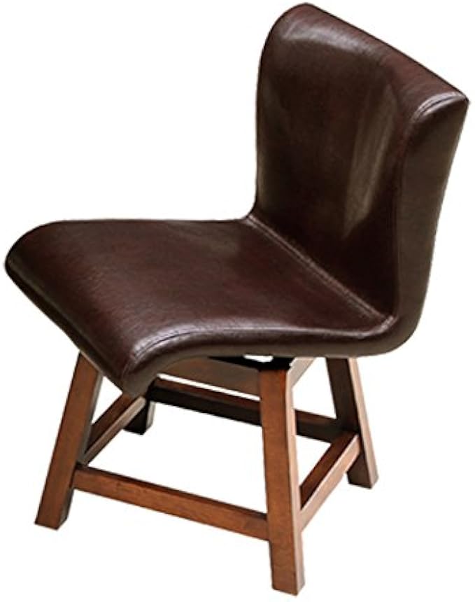 Okawa Furniture 235861 Seki Furniture Dining Chair, Seat: Synthetic Leather, Brown