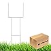 MTB H Frame Wire Stake 30"x10" (Pkg of 25) 9ga Metal -Yard Sign Stake for Advertising Board,Realestate,Political Campaign or Commercial Activities,Yard Stakes for Signs,Garden Lawn Stakes