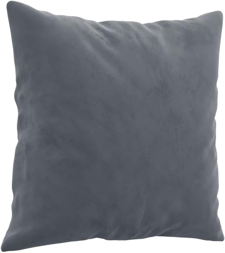 2-Seater Sofa Dark Grey Velvet (100% Polyester) Living Room Furniture