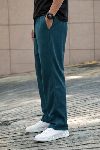 Image of Mack Jonney Men Waffle Knit Cotton Track Pants|Regular Fit |Soft Breathable Lounge Wear|Casual Wear WF-31