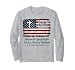 Freedom Christian America 250th Anniversary Jesus 4th of Long Sleeve T-Shirt
