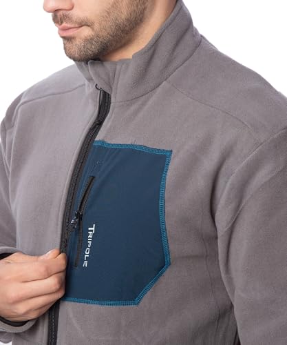 Image of TRIPOLE Men's Fleece Jacket for Hiking and Daily Use