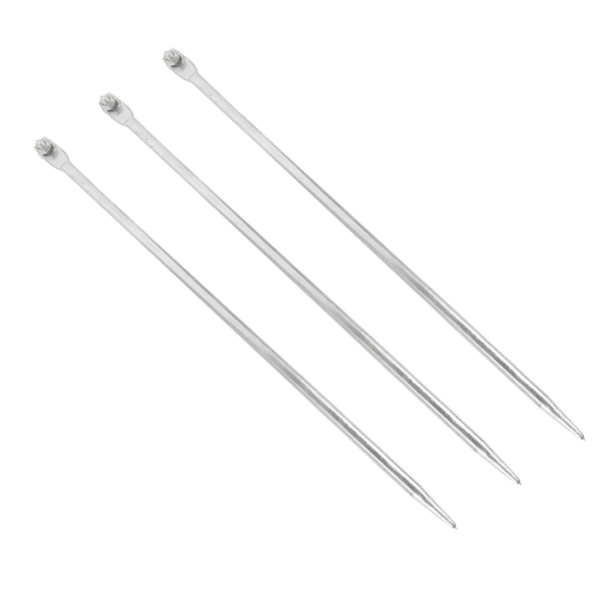SOLUSTRE Perno di Messa a Terra Zincato 3 Pezzi 50 CM per Impianti di Parafulmine e Recinzioni Elettriche in Ambito Industriale e Residenziale