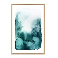 SIGNWIN Framed Canvas Wall Art Abstract Forest Canvas Prints Home Artwork Decoration for Living Room,Bedroom - 16x24 inches