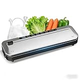 75KPa Vac Sealer, 6-in-1 Modes, Digital, Cutter +10 Bags